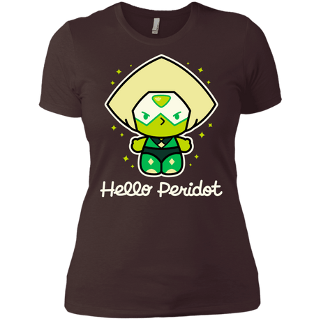 T-Shirts Dark Chocolate / X-Small Hello Peridot Women's Premium T-Shirt