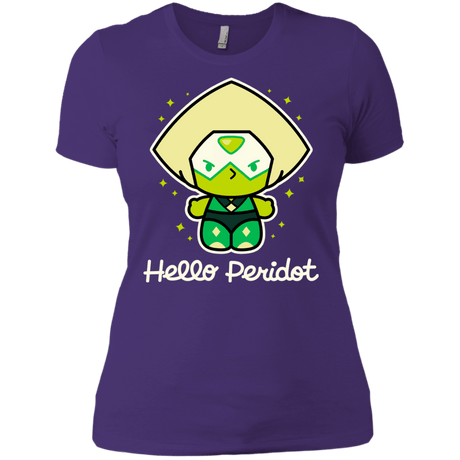 T-Shirts Purple Rush/ / X-Small Hello Peridot Women's Premium T-Shirt