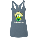 T-Shirts Indigo / X-Small Hello Peridot Women's Triblend Racerback Tank