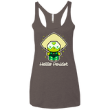 T-Shirts Macchiato / X-Small Hello Peridot Women's Triblend Racerback Tank