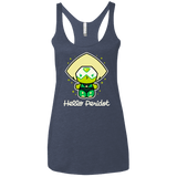 T-Shirts Vintage Navy / X-Small Hello Peridot Women's Triblend Racerback Tank