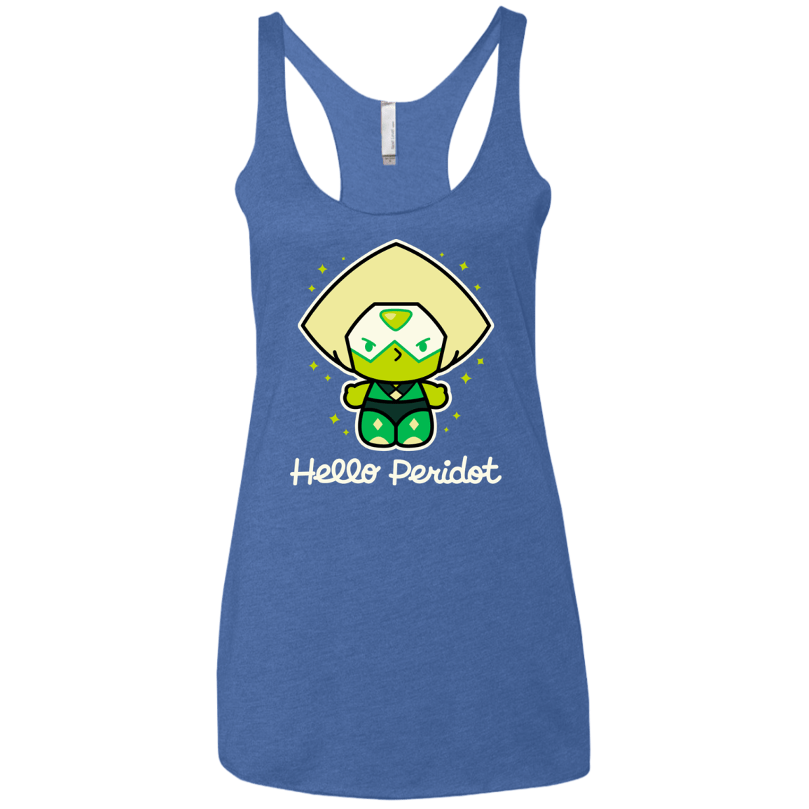 T-Shirts Vintage Royal / X-Small Hello Peridot Women's Triblend Racerback Tank