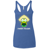 T-Shirts Vintage Royal / X-Small Hello Peridot Women's Triblend Racerback Tank