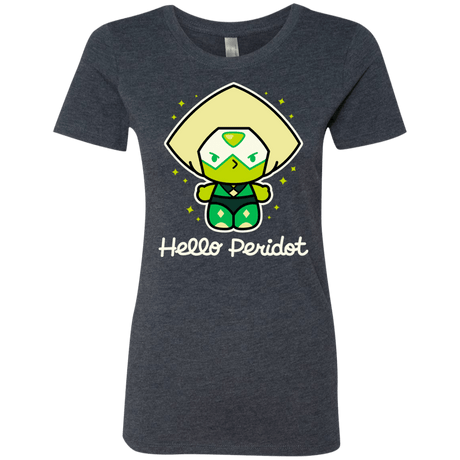 T-Shirts Vintage Navy / S Hello Peridot Women's Triblend T-Shirt