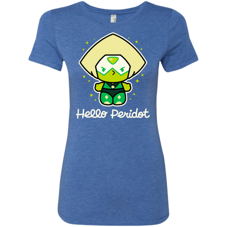T-Shirts Vintage Royal / S Hello Peridot Women's Triblend T-Shirt