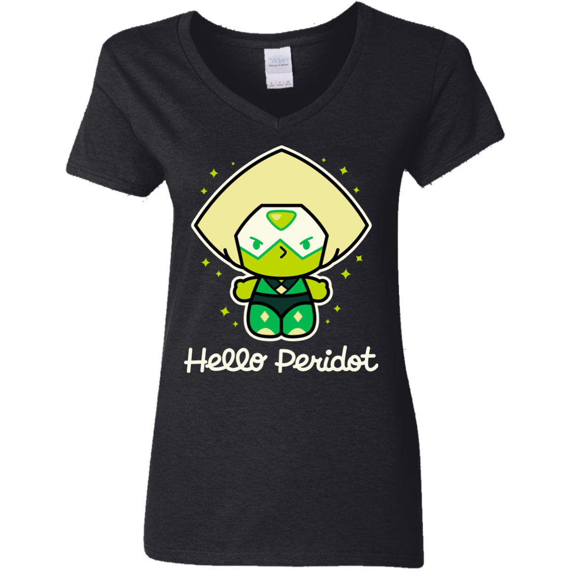 T-Shirts Black / S Hello Peridot Women's V-Neck T-Shirt