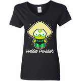 T-Shirts Black / S Hello Peridot Women's V-Neck T-Shirt