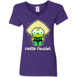 T-Shirts Purple / S Hello Peridot Women's V-Neck T-Shirt