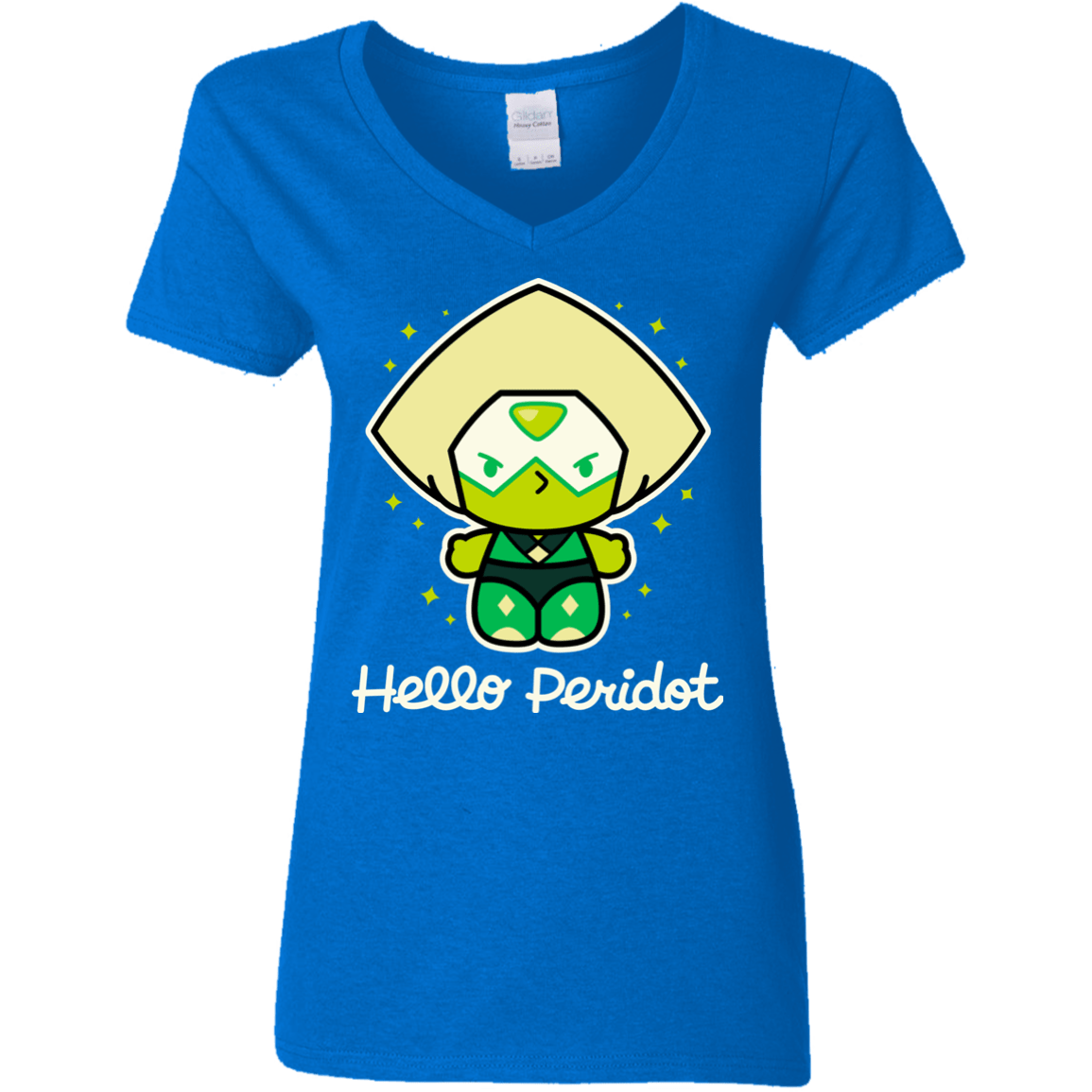 T-Shirts Royal / S Hello Peridot Women's V-Neck T-Shirt