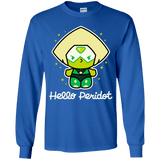 T-Shirts Royal / YS Hello Peridot Youth Long Sleeve T-Shirt
