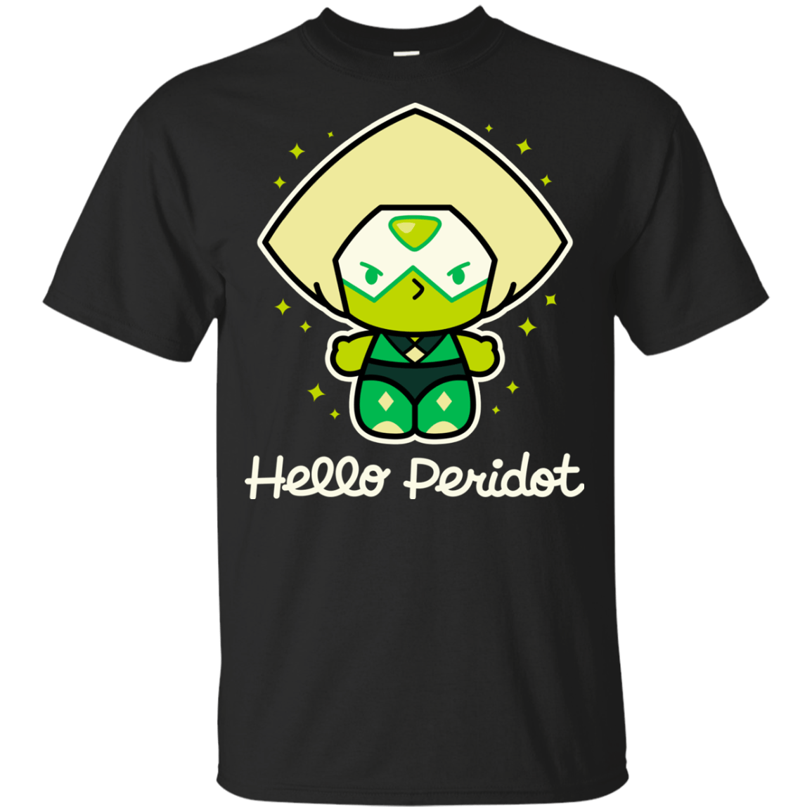 T-Shirts Black / YXS Hello Peridot Youth T-Shirt