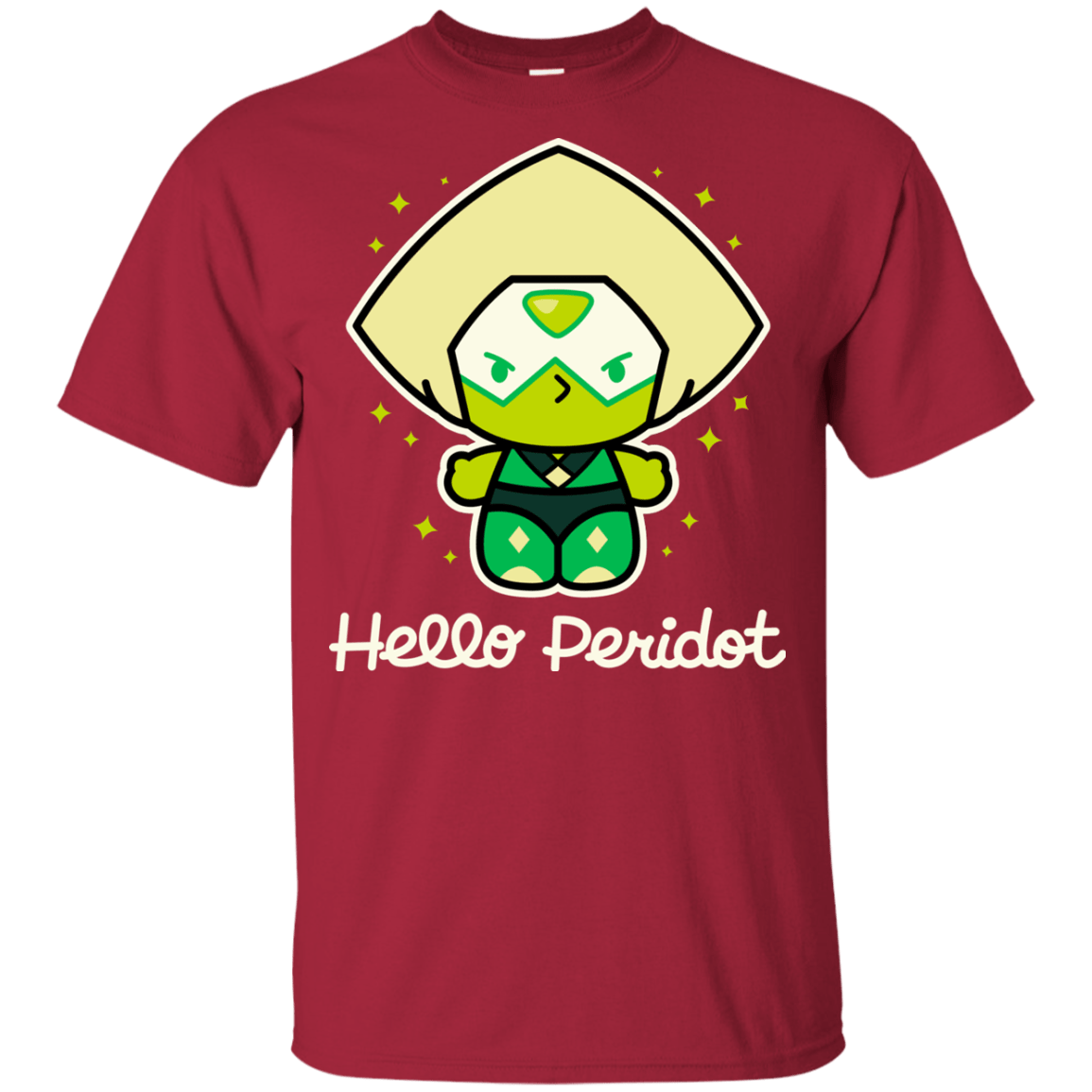 T-Shirts Cardinal / YXS Hello Peridot Youth T-Shirt