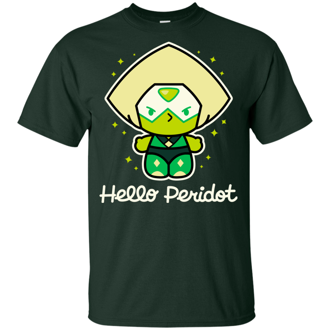 T-Shirts Forest / YXS Hello Peridot Youth T-Shirt