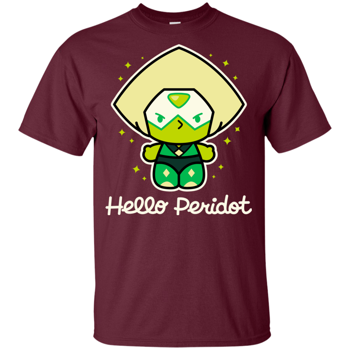 T-Shirts Maroon / YXS Hello Peridot Youth T-Shirt