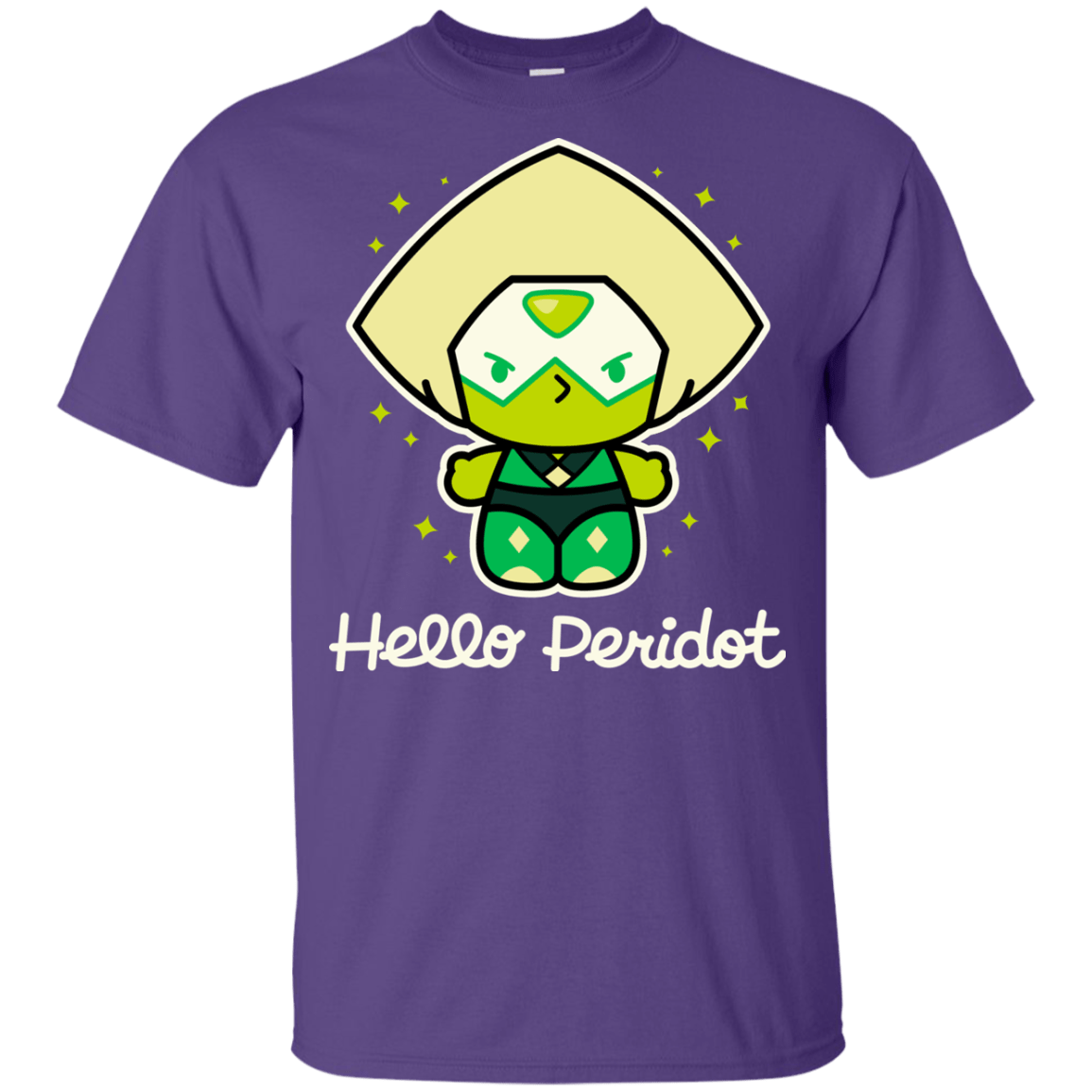 T-Shirts Purple / YXS Hello Peridot Youth T-Shirt