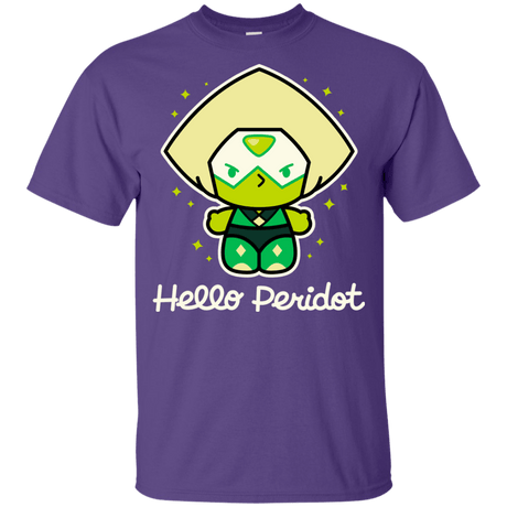 T-Shirts Purple / YXS Hello Peridot Youth T-Shirt