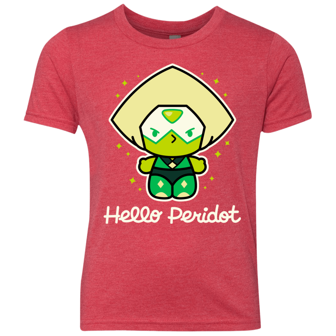 T-Shirts Vintage Red / YXS Hello Peridot Youth Triblend T-Shirt