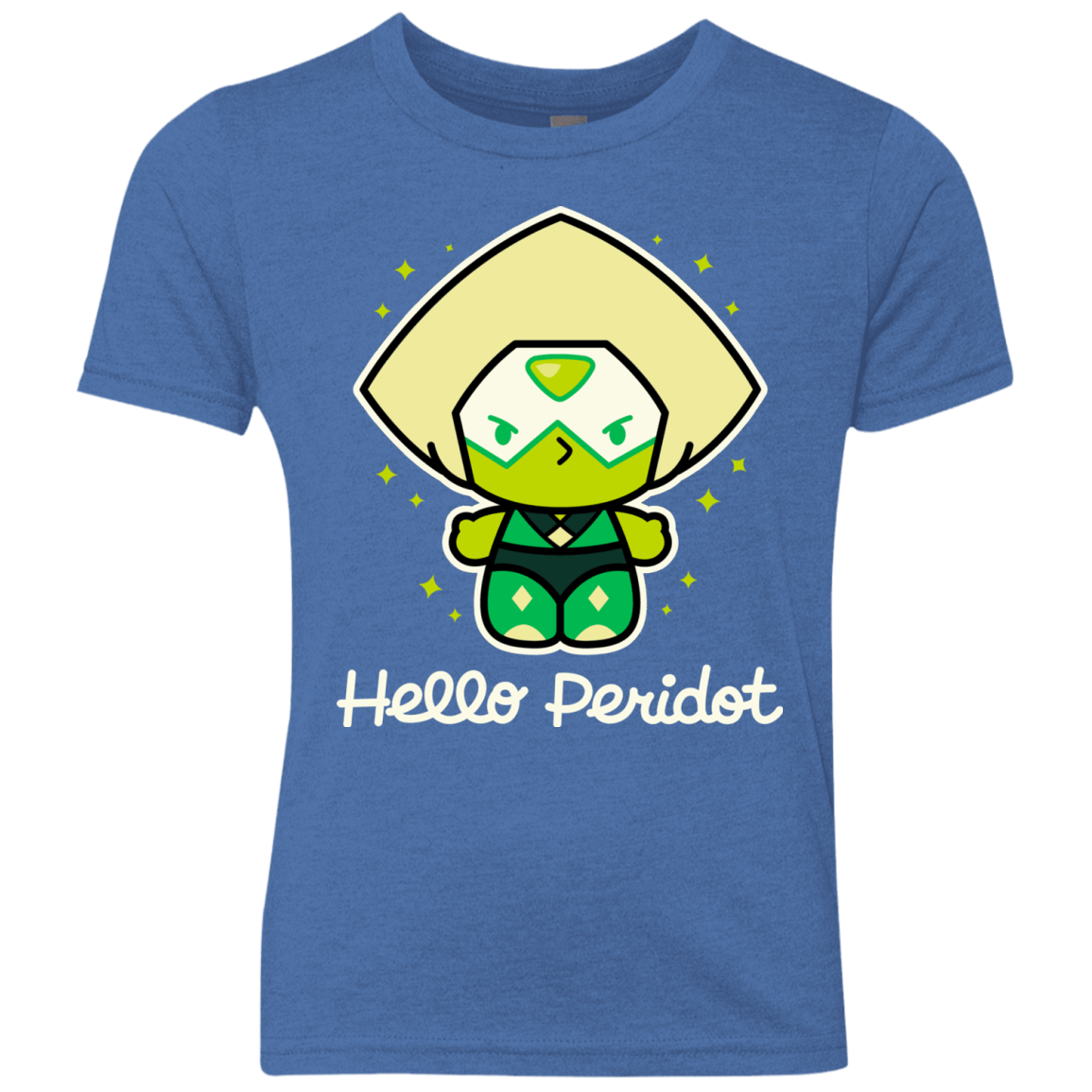 T-Shirts Vintage Royal / YXS Hello Peridot Youth Triblend T-Shirt