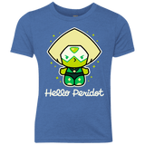 T-Shirts Vintage Royal / YXS Hello Peridot Youth Triblend T-Shirt