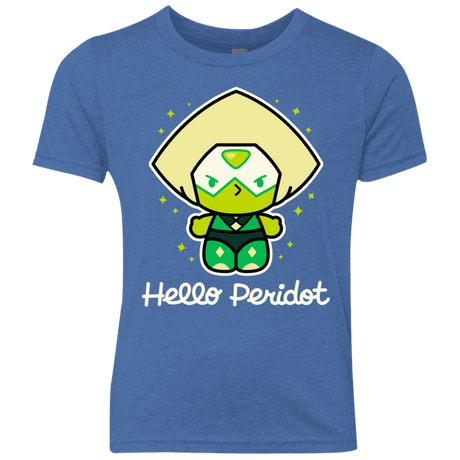 T-Shirts Vintage Royal / YXS Hello Peridot Youth Triblend T-Shirt