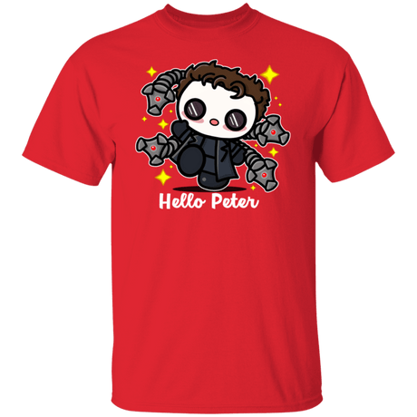 T-Shirts Red / S Hello Peter T-Shirt