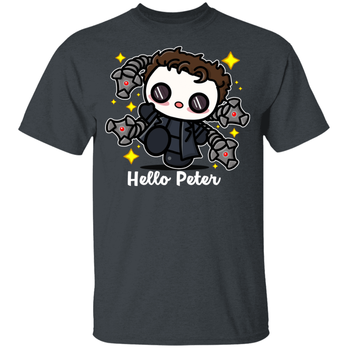 T-Shirts Dark Heather / YXS Hello Peter Youth T-Shirt