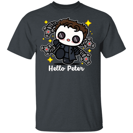 T-Shirts Dark Heather / YXS Hello Peter Youth T-Shirt