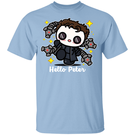 T-Shirts Light Blue / YXS Hello Peter Youth T-Shirt