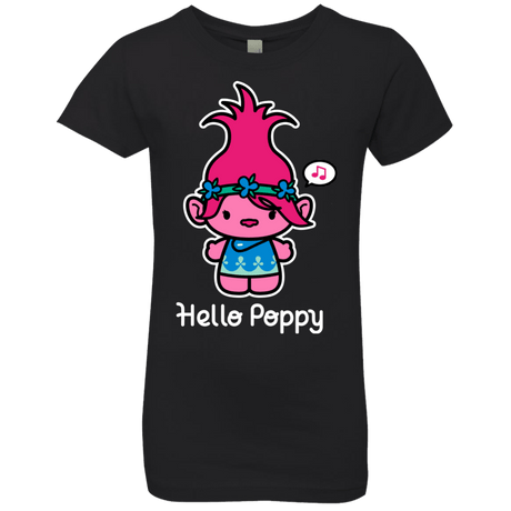 T-Shirts Black / YXS Hello Poppy Girls Premium T-Shirt