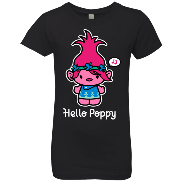 T-Shirts Black / YXS Hello Poppy Girls Premium T-Shirt