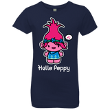 T-Shirts Midnight Navy / YXS Hello Poppy Girls Premium T-Shirt
