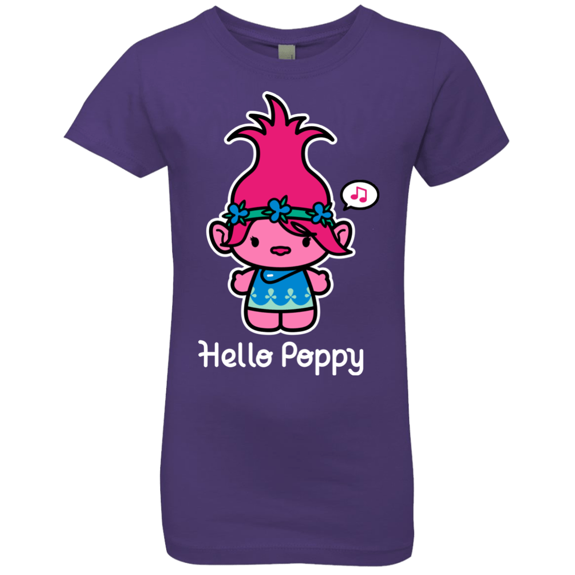 T-Shirts Purple Rush / YXS Hello Poppy Girls Premium T-Shirt