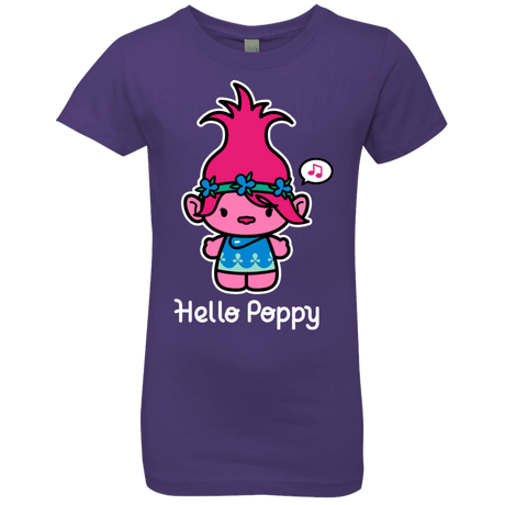 T-Shirts Purple Rush / YXS Hello Poppy Girls Premium T-Shirt