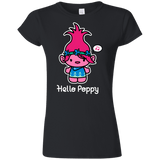 T-Shirts Black / S Hello Poppy Junior Slimmer-Fit T-Shirt