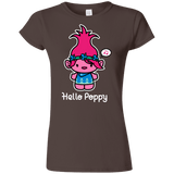 T-Shirts Dark Chocolate / S Hello Poppy Junior Slimmer-Fit T-Shirt