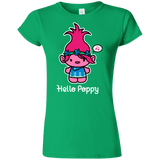 T-Shirts Irish Green / S Hello Poppy Junior Slimmer-Fit T-Shirt