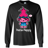 T-Shirts Black / S Hello Poppy Men's Long Sleeve T-Shirt