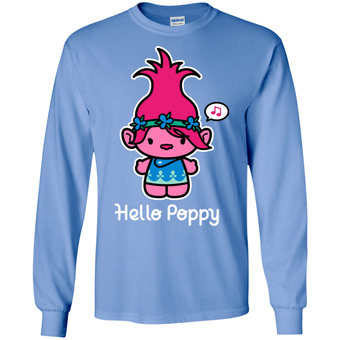 T-Shirts Carolina Blue / S Hello Poppy Men's Long Sleeve T-Shirt