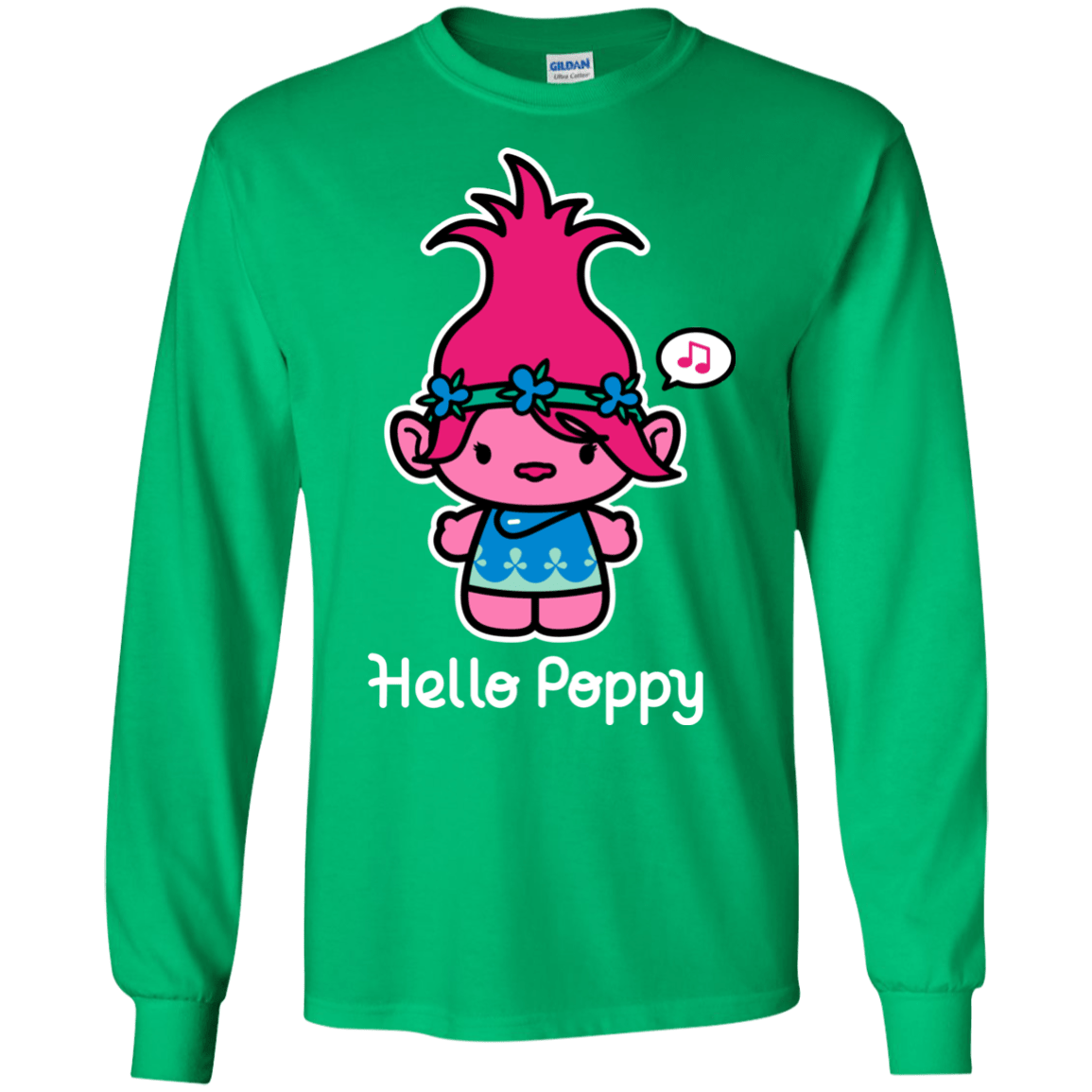 T-Shirts Irish Green / S Hello Poppy Men's Long Sleeve T-Shirt