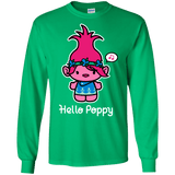 T-Shirts Irish Green / S Hello Poppy Men's Long Sleeve T-Shirt