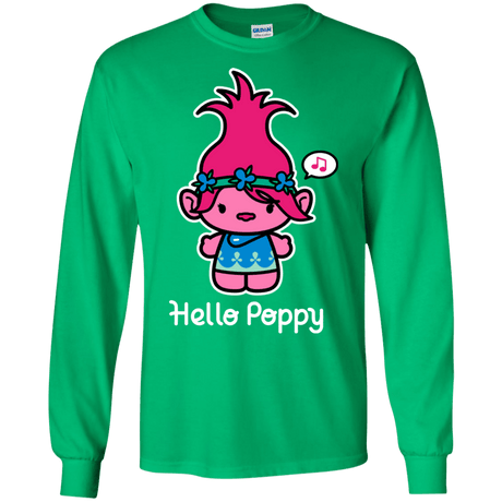 T-Shirts Irish Green / S Hello Poppy Men's Long Sleeve T-Shirt