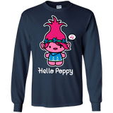 T-Shirts Navy / S Hello Poppy Men's Long Sleeve T-Shirt