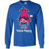 T-Shirts Royal / S Hello Poppy Men's Long Sleeve T-Shirt