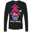 T-Shirts Black / S Hello Poppy Men's Premium Long Sleeve