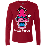 T-Shirts Cardinal / S Hello Poppy Men's Premium Long Sleeve