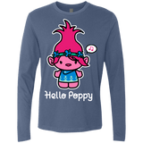 T-Shirts Indigo / S Hello Poppy Men's Premium Long Sleeve