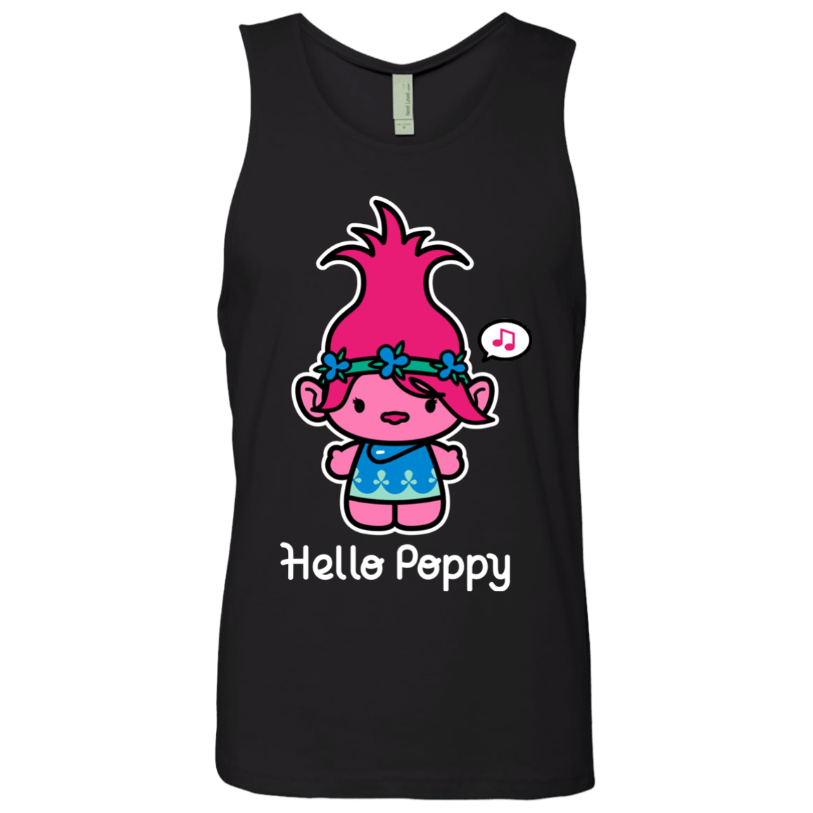 T-Shirts Black / S Hello Poppy Men's Premium Tank Top