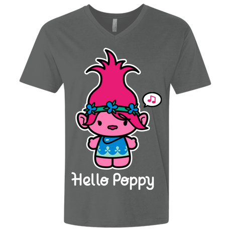 T-Shirts Heavy Metal / X-Small Hello Poppy Men's Premium V-Neck