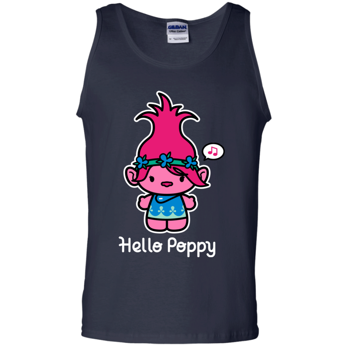 T-Shirts Navy / S Hello Poppy Men's Tank Top