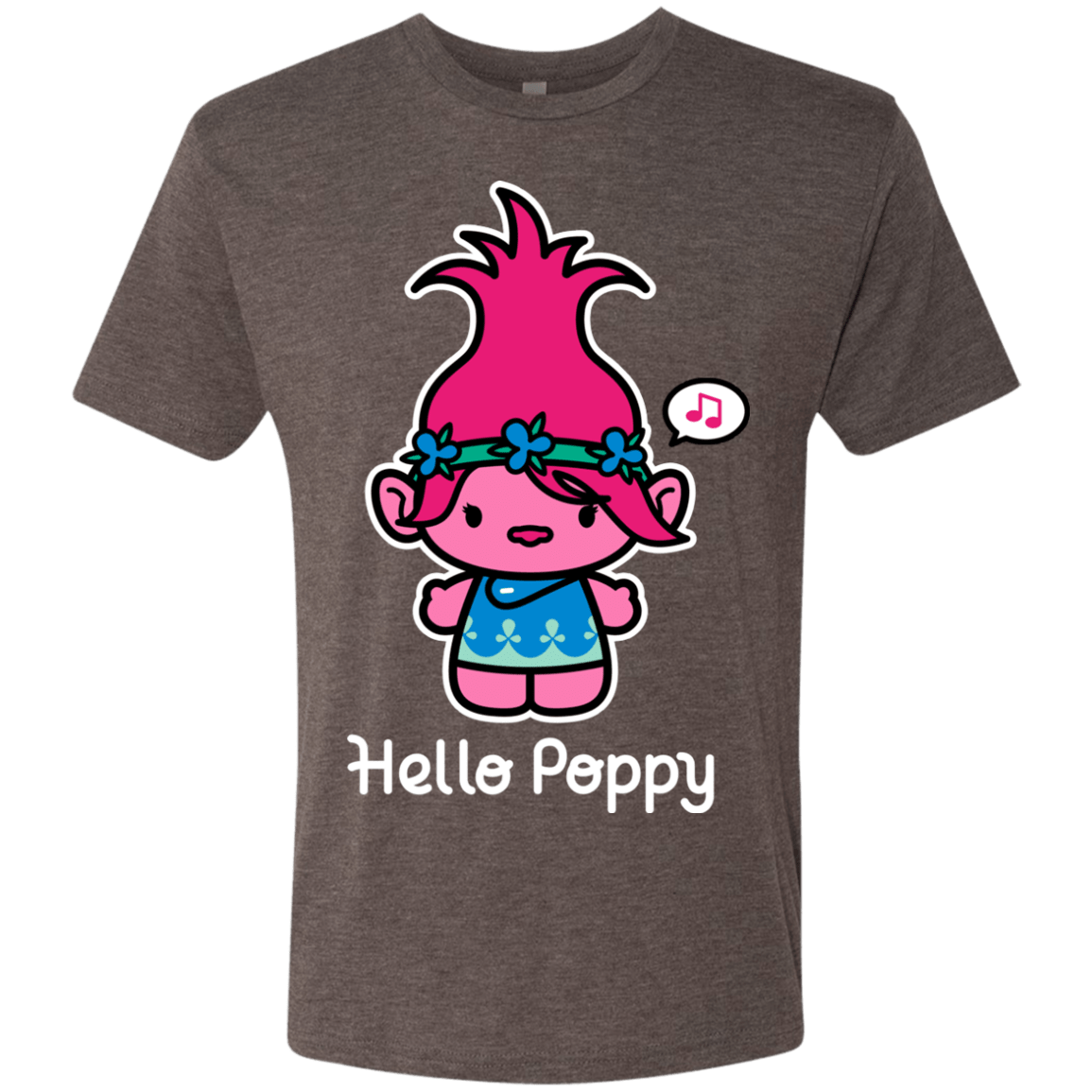 T-Shirts Macchiato / S Hello Poppy Men's Triblend T-Shirt